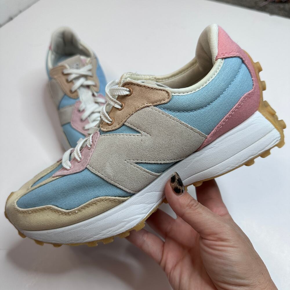 New Balance 327 Light Indigo Multi Color Sneakers